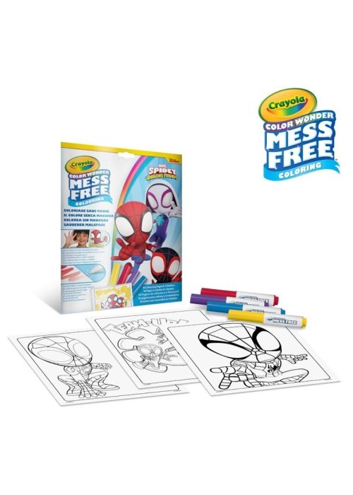 Kolorowanka z magicznymi flamastrami Spidey...