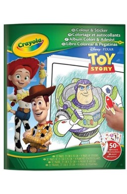 Kolorowanka z naklejkami Toy Story