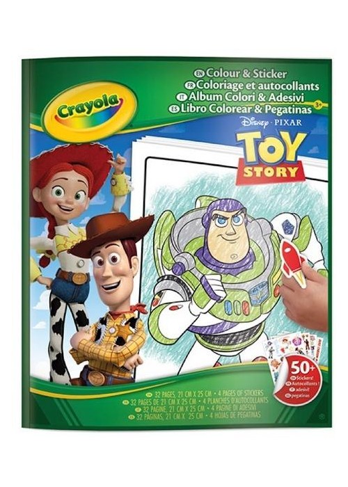 Kolorowanka z naklejkami Toy Story