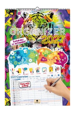 Kalendarz 2027 A3 ścienny jednostronny organizer