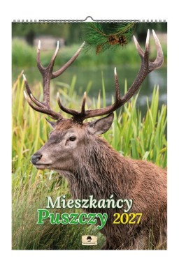 Kalendarz 2027 A3 ścienny mieszkańcy puszczy