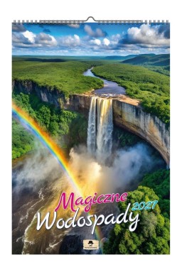 Kalendarz 2027 A3 ścienny magiczne wodospady
