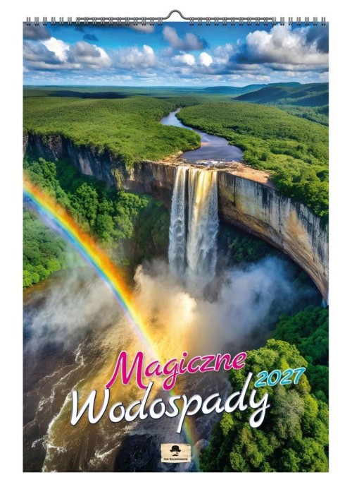 Kalendarz 2027 A3 ścienny magiczne wodospady