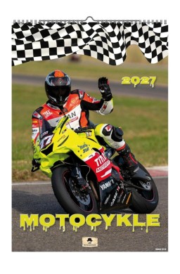 Kalendarz 2027 A3 ścienny motocykle