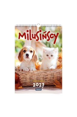 Kalendarz 2027 A3 ścienny Milusińscy