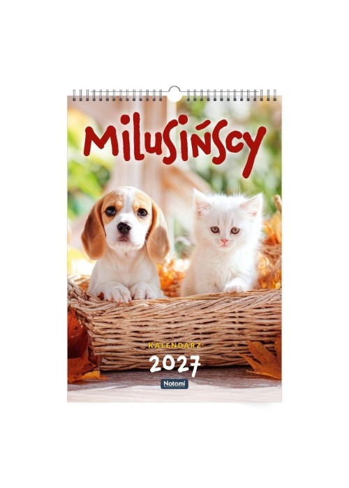 Kalendarz 2027 A3 ścienny Milusińscy