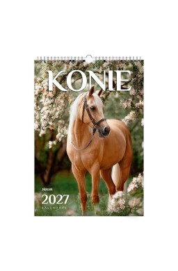 Kalendarz 2027 A3 ścienny Konie