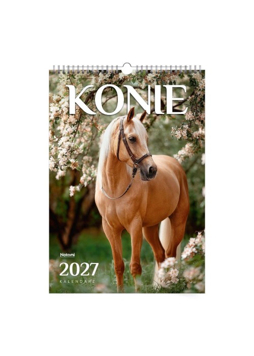 Kalendarz 2027 A3 ścienny Konie