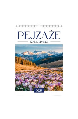 Kalendarz 2027 A3 ścienny Pejzaże