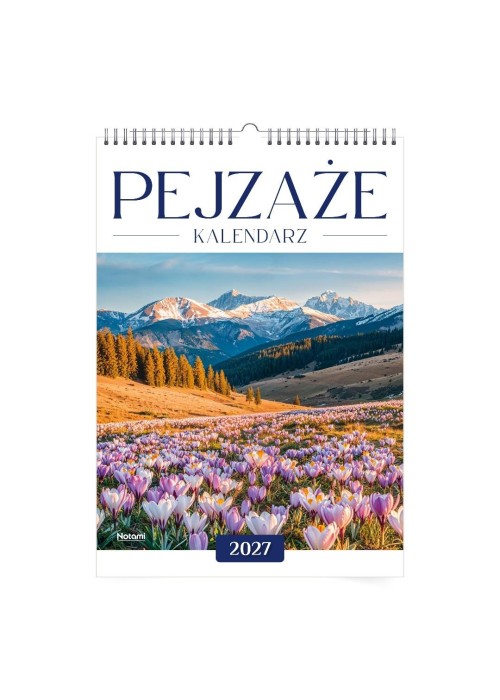 Kalendarz 2027 A3 ścienny Pejzaże
