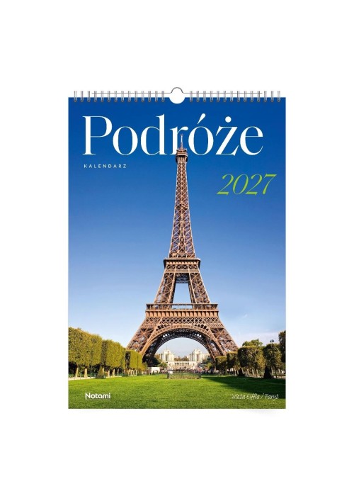 Kalendarz 2027 A3 ścienny Podróże