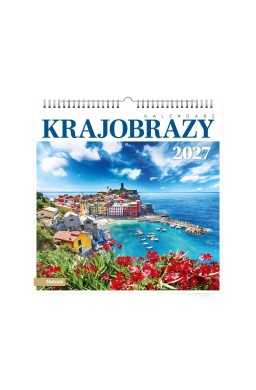 Kalendarz 2027 33x33cm ścienny Krajobrazy