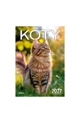 Kalendarz 2027 A4 ścienny Koty