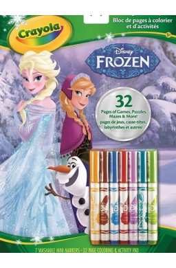 Kolorowanka aktywizująca Kraina Lodu CRAYOLA