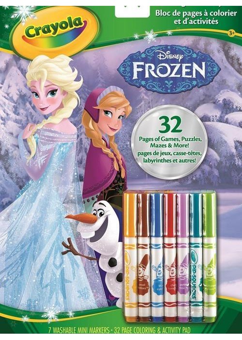 Kolorowanka aktywizująca Kraina Lodu CRAYOLA