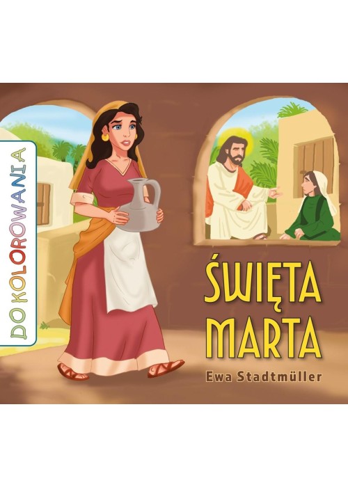 Św. Marta - kolorowanka