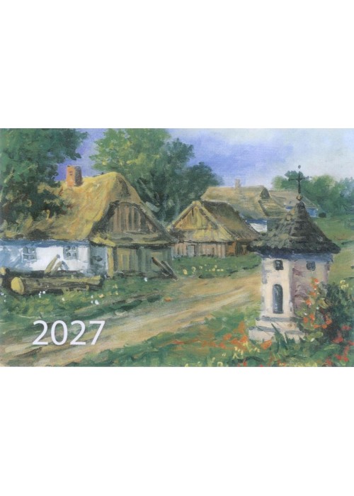 Kalendarz 2027 trójdzielny Kapliczka