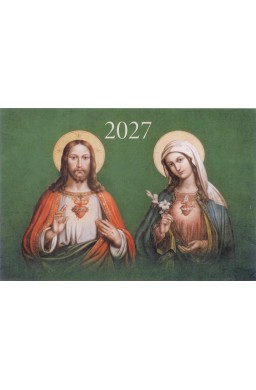 Kalendarz 2027 trójdzielny Serce Jezusa...
