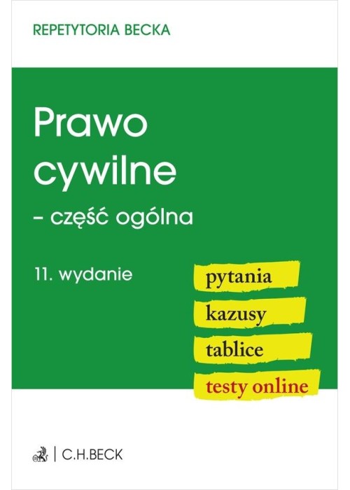 Prawo cywilne - część ogólna w.12