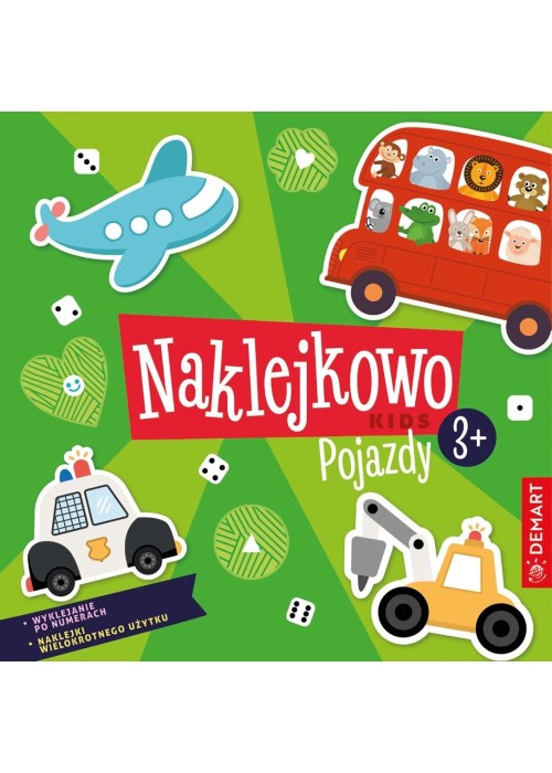 Naklejkowo Kids 3+. Pojazdy
