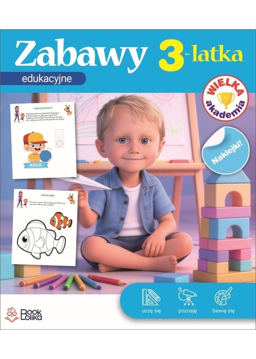 Wielka Akademia. Zabawy edukacyjne 3latka