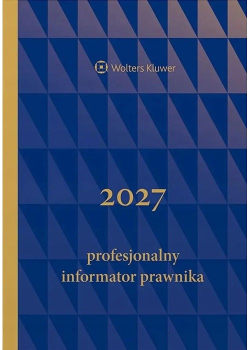 Profesjonalny Informator Prawnika 2027 granat B5