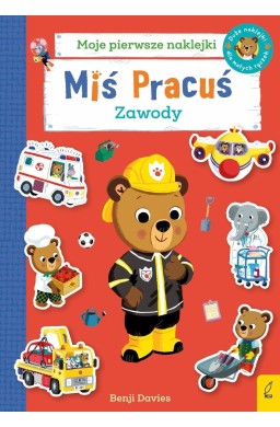 Miś Pracuś. Zawody. Książka z naklejkami