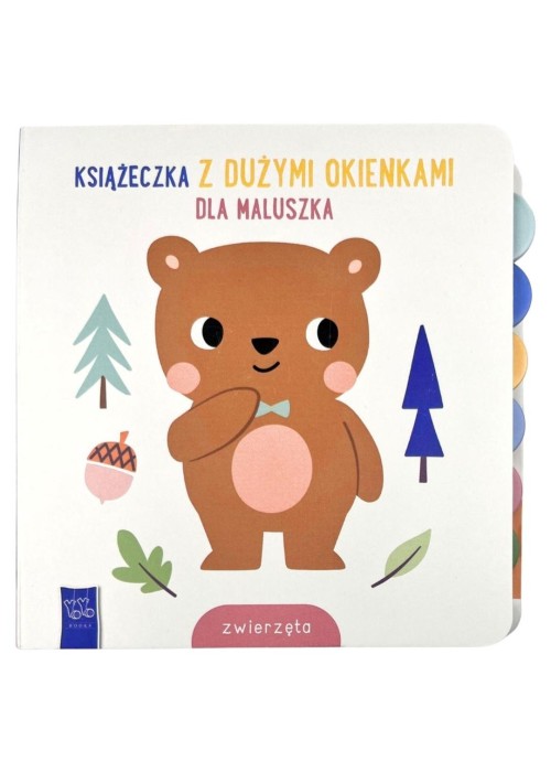 Książeczka z dużymi okienkami dla maluszka