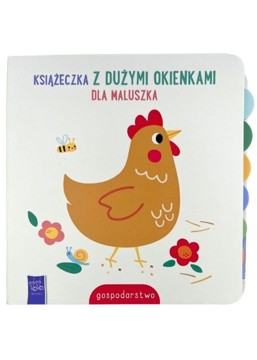 Książeczka z dużymi okienkami dla maluszka