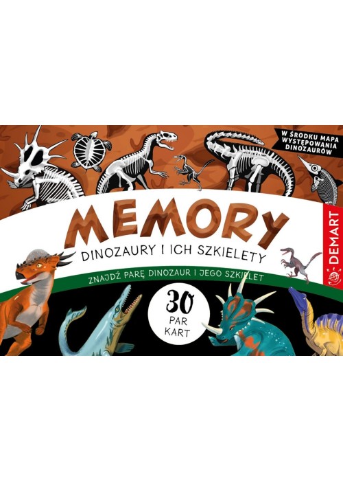 Memory. Dinozaury i ich szkielety