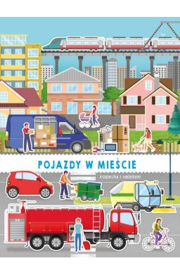 Pojazdy z naklejkami. Pojazdy w mieście