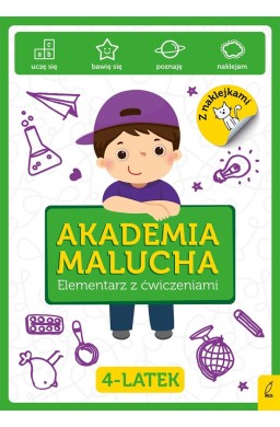 Akademia Malucha. Elementarz z ćwiczeniami 4-latek