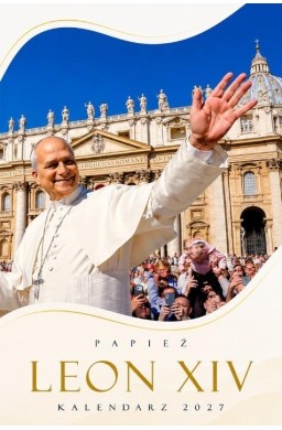 Kalendarz 2027 ścienny papież Leon XIV