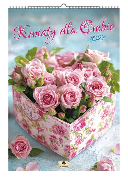 Kalendarz 2027 A3 ścienny kwiaty dla ciebie