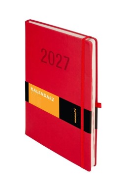 Kalendarz 2027 Memofix A4 DNS czerwony