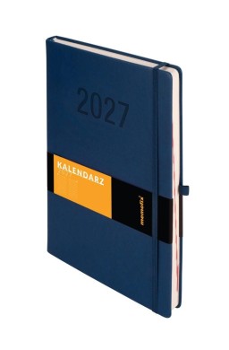 Kalendarz 2027 Memofix A4 DNS granatowy