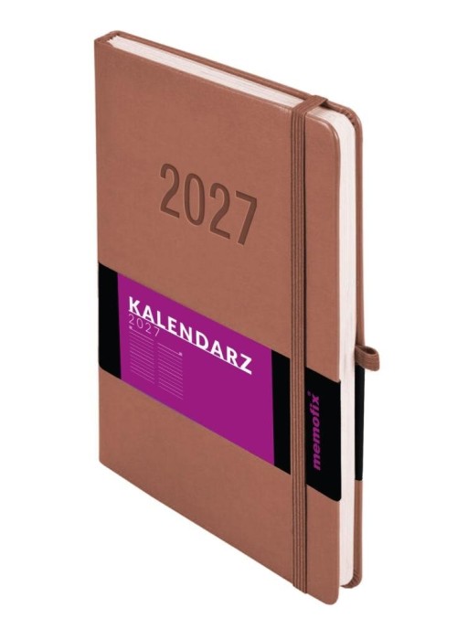 Kalendarz 2027 Memofix B5 DNS mocha mouse