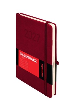 Kalendarz 2027 Memofix A5 DNS bordowy
