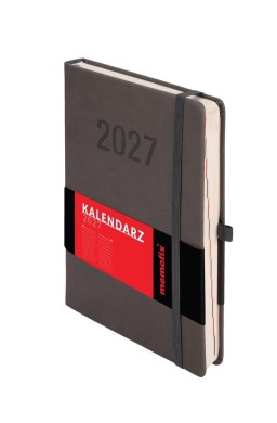 Kalendarz 2027 Memofix A5 DNS grafitowy