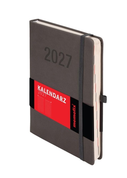Kalendarz 2027 Memofix A5 DNS grafitowy