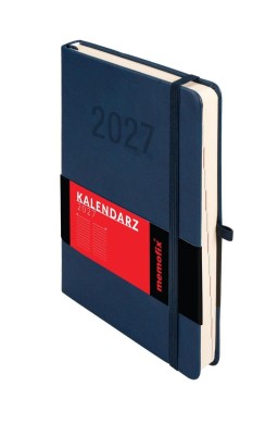 Kalendarz 2027 Memofix A5 DNS granatowy