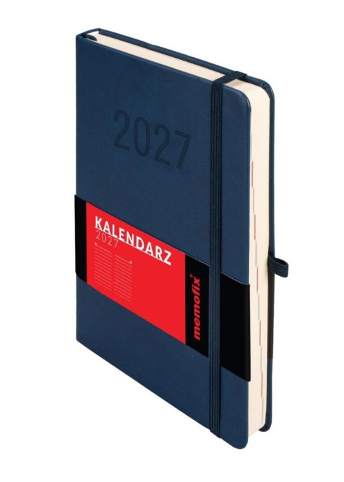 Kalendarz 2027 Memofix A5 DNS granatowy