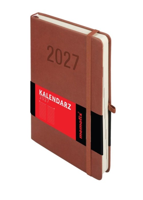 Kalendarz 2027 Memofix A5 DNS mocha mousse