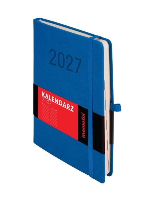 Kalendarz 2027 Memofix A5 DNS niebieski