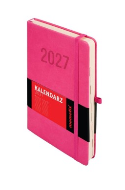 Kalendarz 2027 Memofix A5 DNS różowy