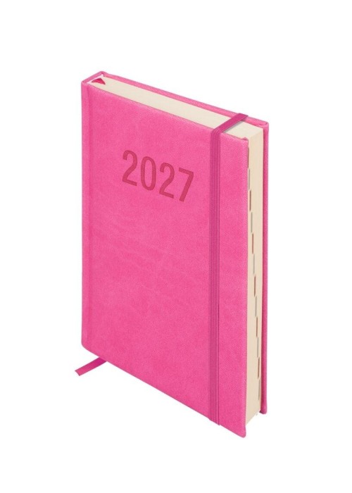 Kalendarz 2027 Colorfix-bis A5 DNS amarantowy