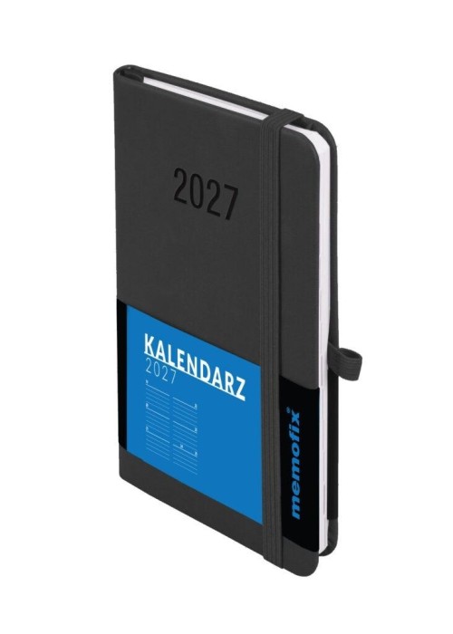 Kalendarz 2027 Memofix B6 TDW czarny