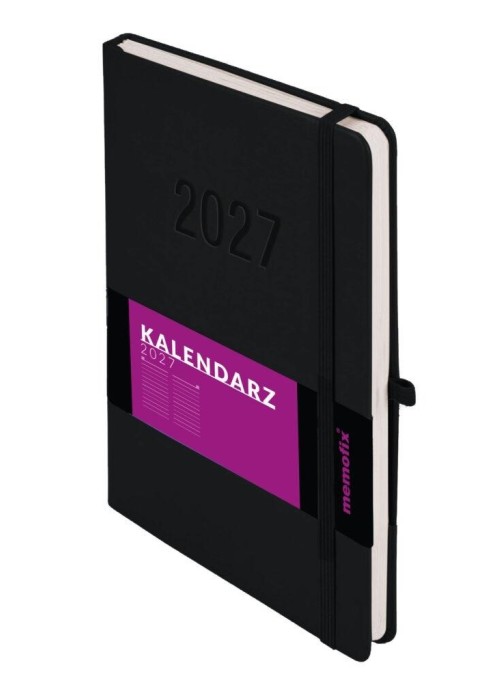 Kalendarz 2027 Memofix B5 TDW czarny