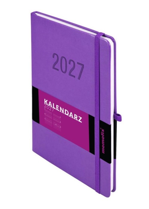 Kalendarz 2027 Memofix B5 TDW fioletowy
