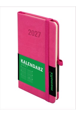 Kalendarz 2027 Memofix A6 TDW różowy